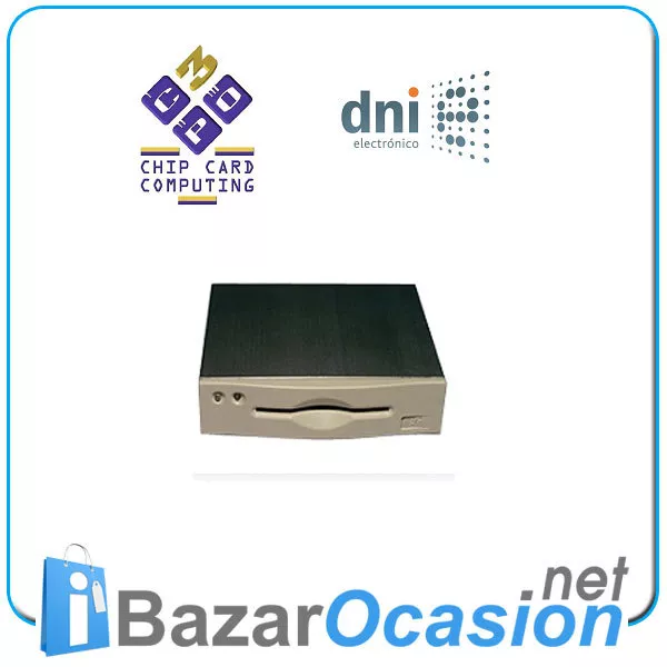 Lector Grabador 3.5" RS232 Tarjetas Chip SmartCard Inteligente C3PO LTC32 Blanco