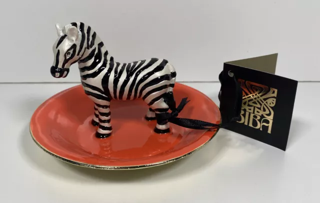 House Of Fraser Biba Zebra Ring Holder Brand New Free Post