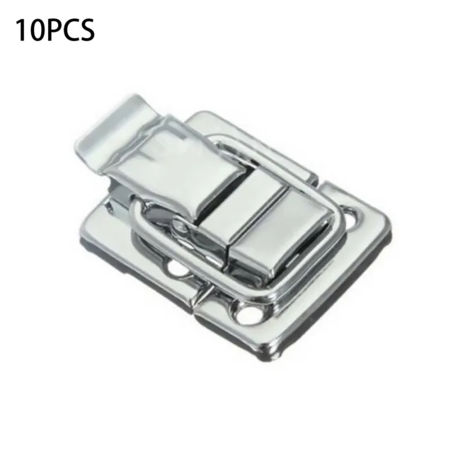 10Pcs Stainless Fastener Toggle Latch Catch Case Suitcase Box Chests Trunk Lock