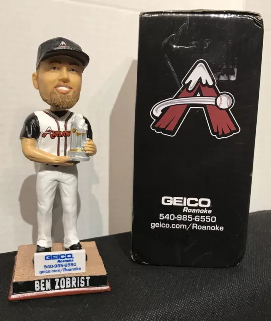 Ben Zobrist Bobblehead Avalanche Chicago Cubs 2016 Champion MVP NEUF DANS SA BOÎTE 2