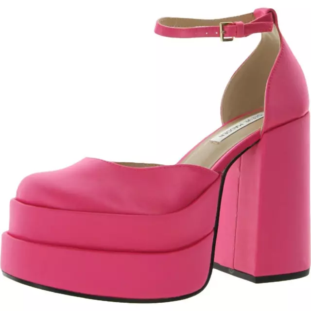 Steve Madden Womens Charlize Pink Platform Heels 7.5 Medium (B,M) BHFO 9052