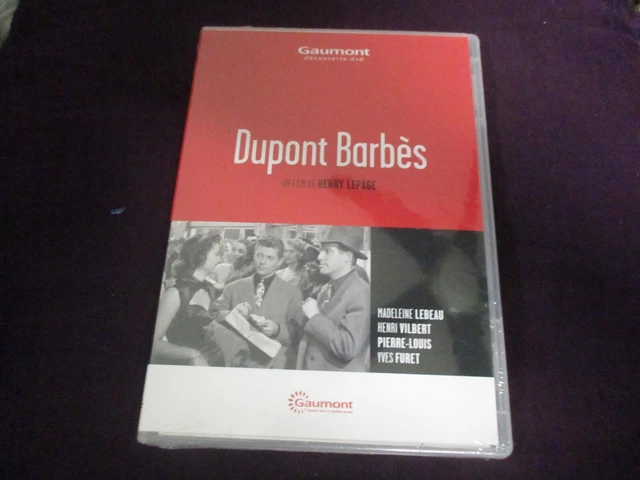 DVD NEUF "DUPONT BARBES" Madeleine LEBEAU, Henri VILBERT