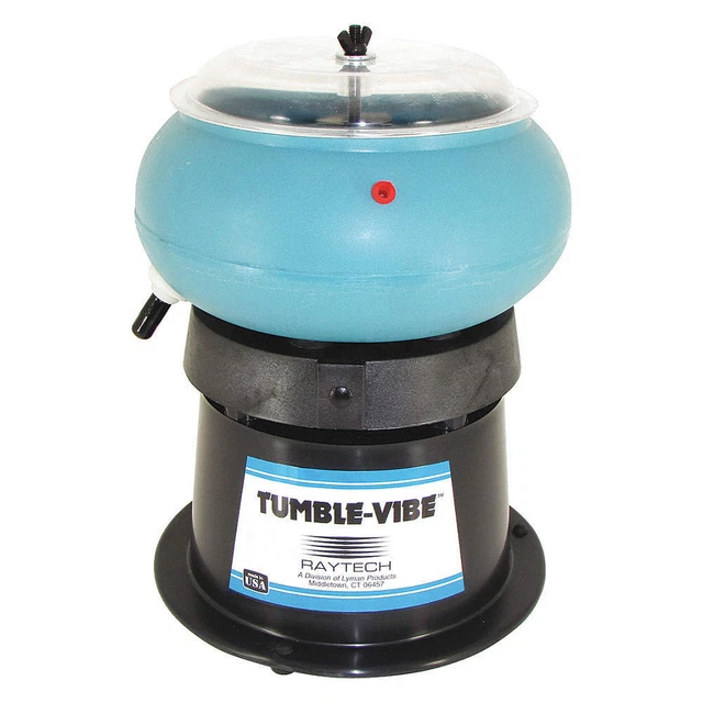 RAYTECH 23009R Vibratory Tumbler System,0.10 cu.ft.