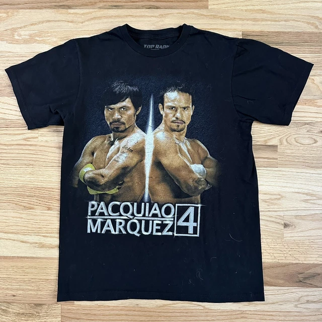 Men's Manny Pacquiao vs. Juan Manuel Márquez IV 4 Boxing Promo T Shirt Tee Sz M