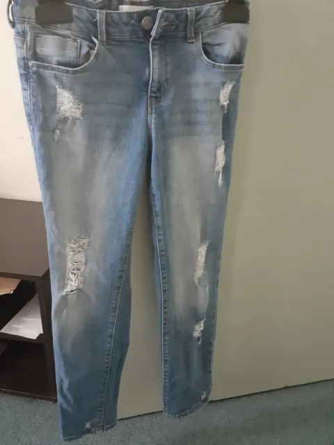 ZARA girls distressed jeans size 10
