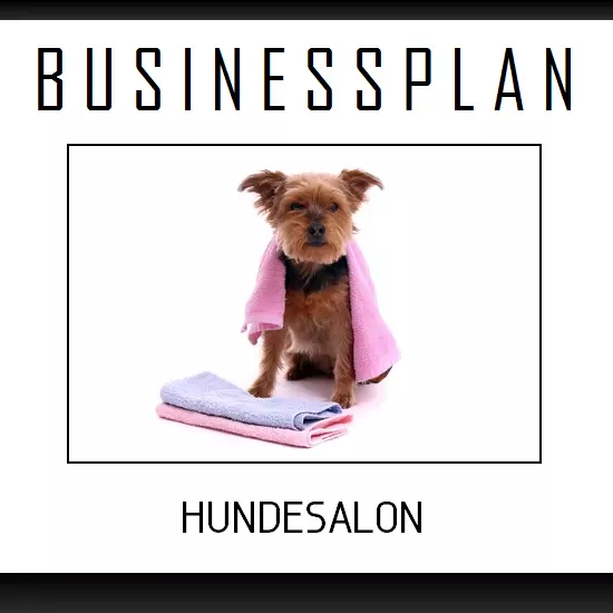 Businessplan Vorlage - Existenzgründung Hundesalon inkl. Beispiel