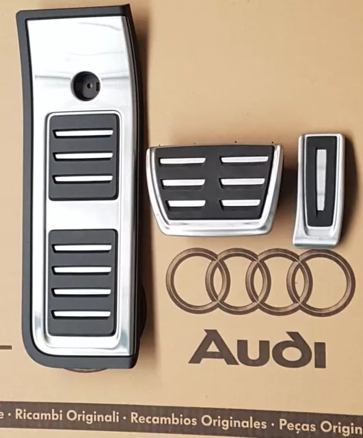 original Audi A6 Pedale ab 2018 C8 4K S6 Pedalset S-Line Pedalkappen RS6 A7 S7