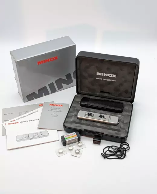 Minox TLX 8x11 - eine Spionage Miniaturkamera