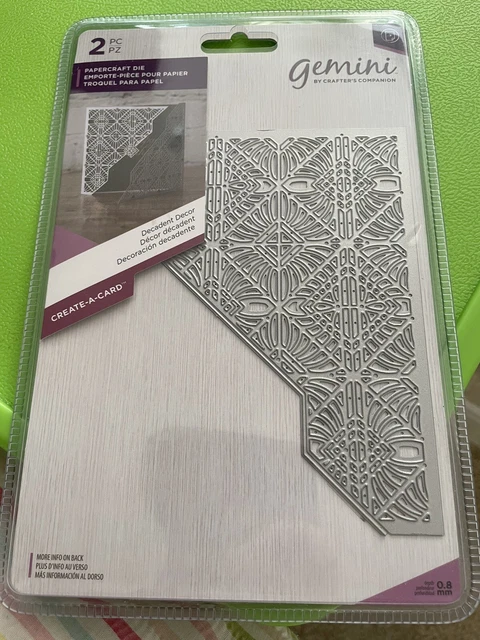 CRAFTERS COMPANION GEMINI Papercraft Die Create A Card - Decadent Decor ...