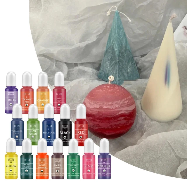 16 coloranti per candele, coloranti per candele, coloranti liquidi,