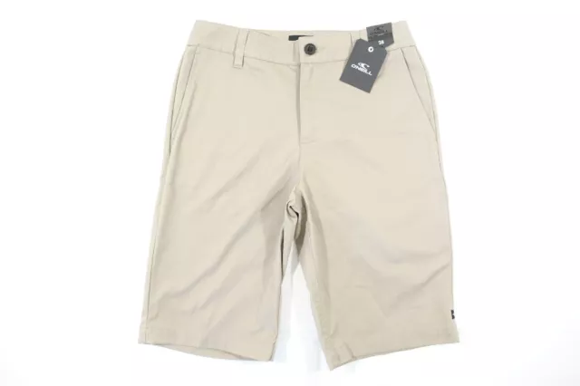 ONEILL Cachi Beige 28 Chino Sequoia Pantaloncini da Uomo Nwt Nuovo