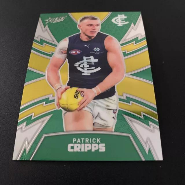 PATRICK CRIPPS 2024 Select Footy Stars Thunderbolt Kmart Refractor Card
