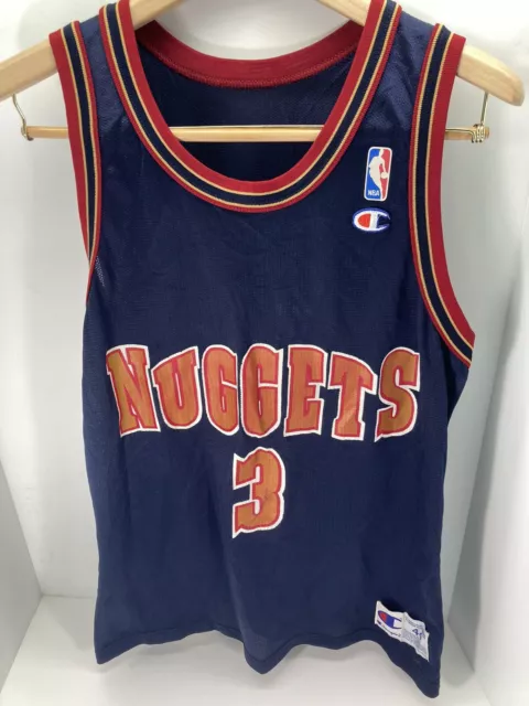 Denver Nuggets Mahmoud Abdul-Rauf #1 Basketball NBA Champion Jersey Size36