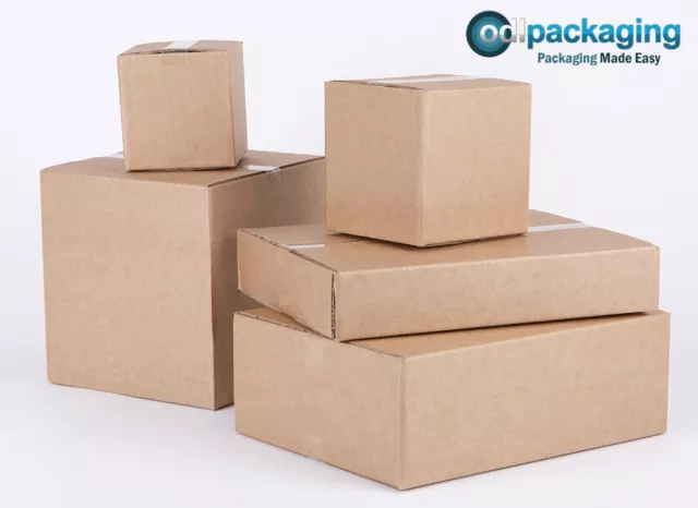 Strong Single Wall Cardboard Boxes - Postal Removal Moving Packing - Quality 2