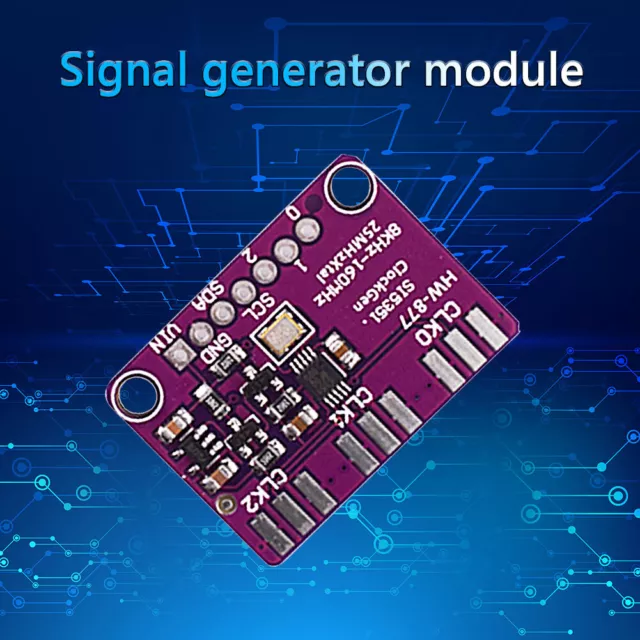 3V-5V Si5351A Si5351 I2C IIC Clock Signal Generator Breakout Board 8kHz 160MHz 3