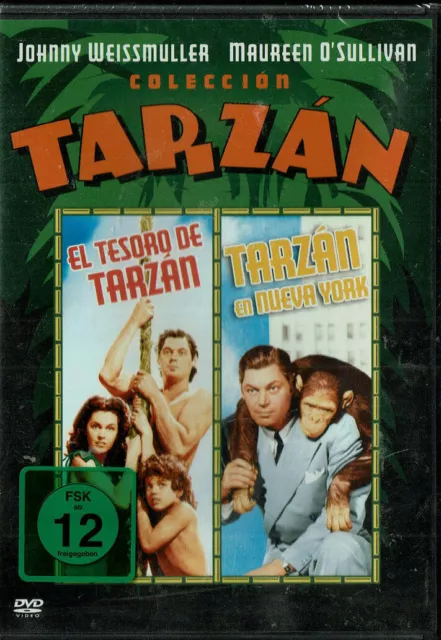 Tarzans geheimer Schatz / Tarzans Abenteuer in New York - DVD Deutsch Neu