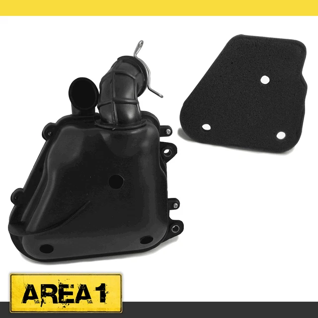 Filtre à Air Carbone Pour Scooter - Compatible Nitro 50-98, Mach G 50 LC 02-, Forte 50 95- Et Moteurs Minarelli 2 Temps