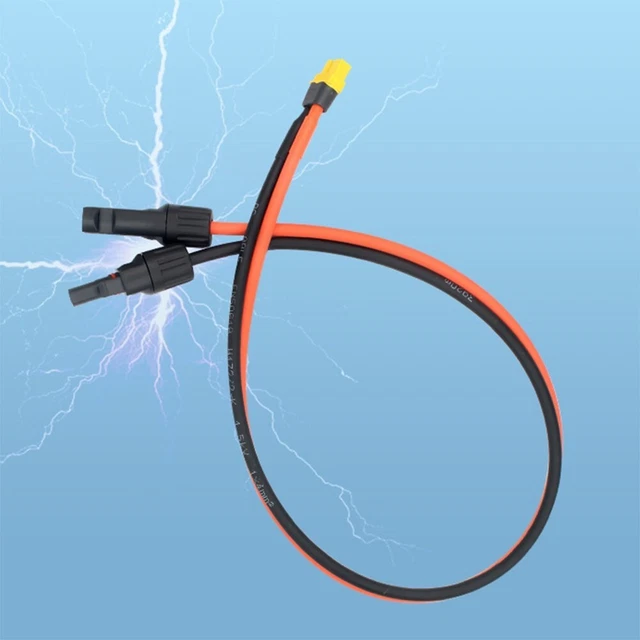 Piezas de cable 150 cm de longitud 1 pieza accesorios de repuesto para generación de energía portátil