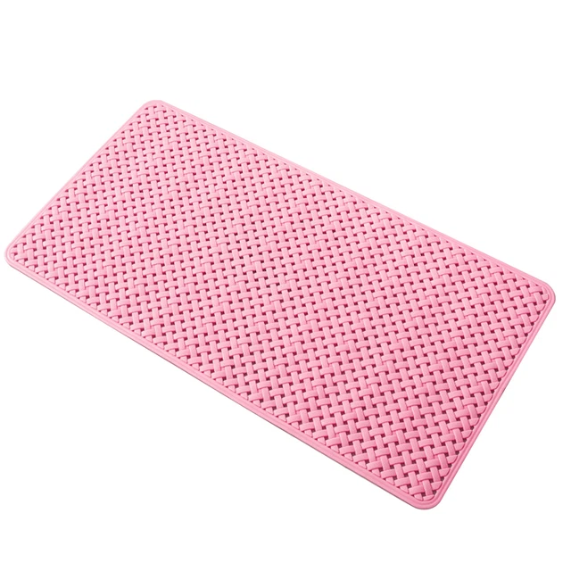 Alfombra de baño con ventosas multifuncional alfombrilla de baño lavable a máquina TPE