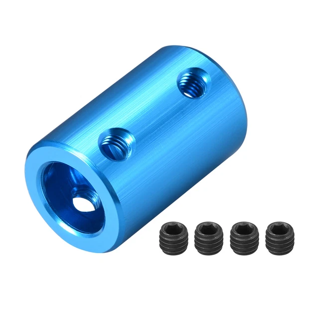 8mm to 10mm hole screw L25XD16 shaft clutch connector blue