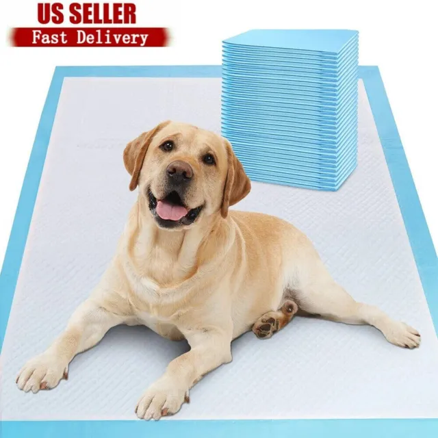 100pcs 17in Pet Diaper Dog Training Pee Pads Disposable Healthy Nappy Toilet Mat