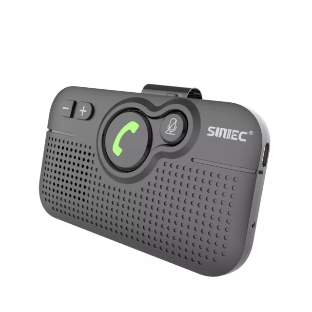 SUNITEC Handsfree Wireless Bluetooth Car Kit Freisprecheinrichtung Sprachführung