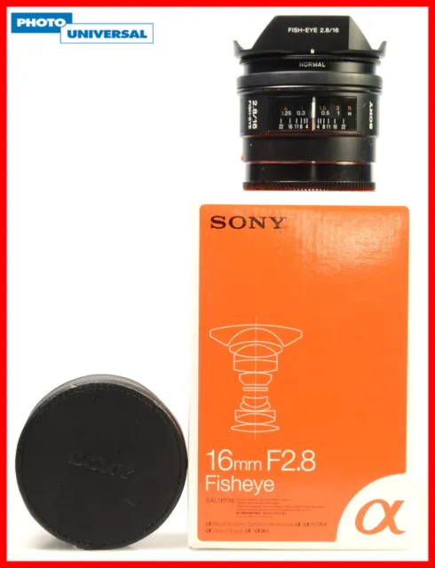 Sony Sal 16Mm/2,8 / 16 / 2,8 / Fish-Eye / Fisheye / Top Zustand Vom Fachhändler