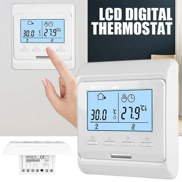 Termostato Ambiente Meccanico - Regolatore Temperatura Risparmio Energetico - Foto 5
