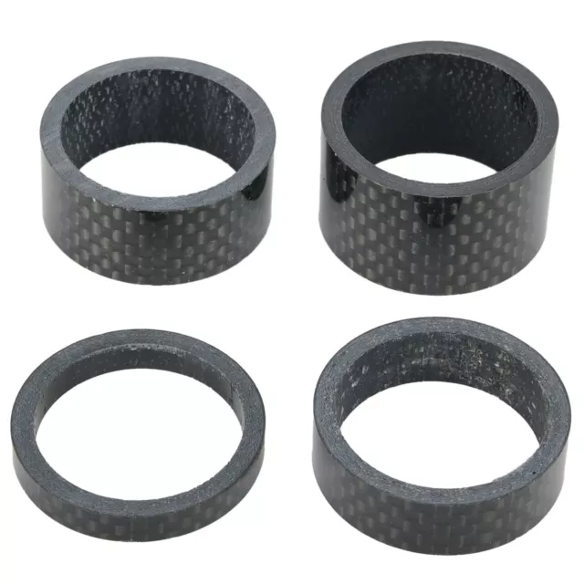 4 Size Stem Spacer 5/10/15/20MM Fork Parts 1 1/8" Carbon Fiber Stem Kit