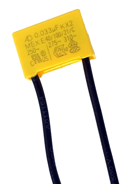 0.56uF 275v 560nf Polypropyl&eacute;ne MKP-X2 Empattement 22mm