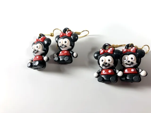 Minnie Mouse Dangle Drop earrings kids earring cute dangle earrings Minnie