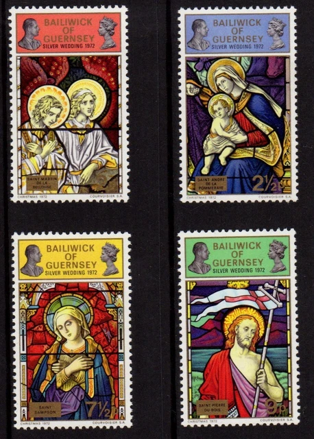 Guernsey SG 76/9 Christmas 1972 MNH combined purchase offered