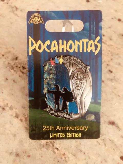 Disney Parks  Pocahontas  Grandmother Willow Pin  25th Anniversary  LE 3500  NEW