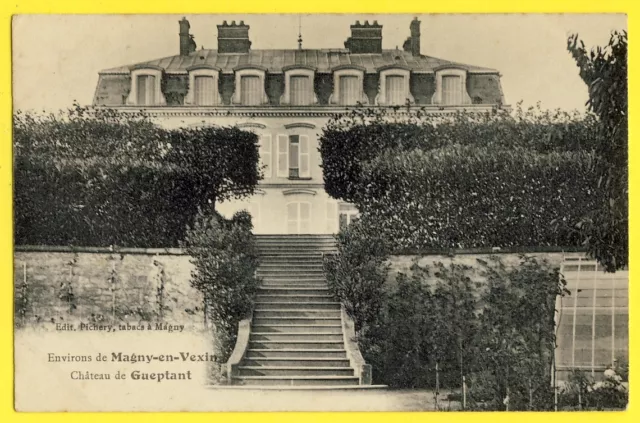 cpa Ecrite en 1912 SAINT GERVAIS (Val d'Oise) CHÂTEAU de GUEPTANT Castle Schloss