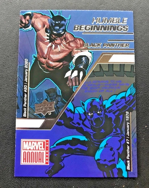 2019 2020 Marvel Annual Humble Beginnings Black Panther Comic Card $1 Shipping