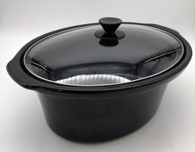 6 Qt Black Stoneware fits Crock-Pot Lift & Serve Slow Cooker,  183602-000-000 - Seneca River Trading, Inc.