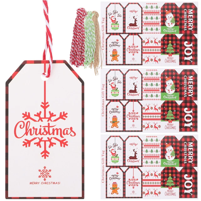 Colgante de regalo de Navidad atasco de papel adorno de árbol de Navidad árbol colgante decoración