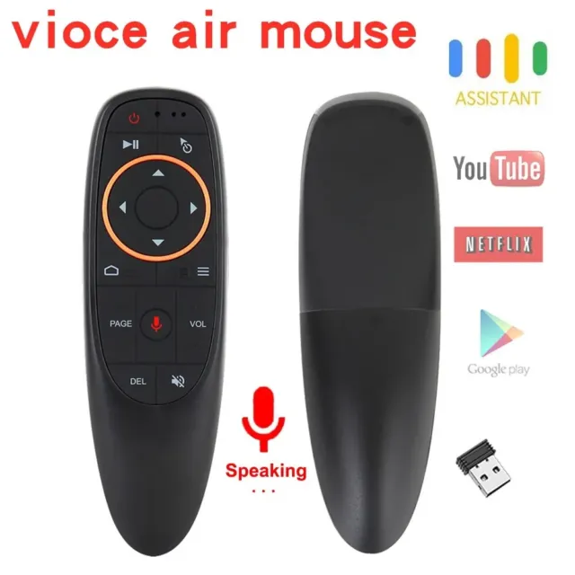 Voice Remote Control 2.4G Wireless Air Mouse Gyroscope Controller for Android TV