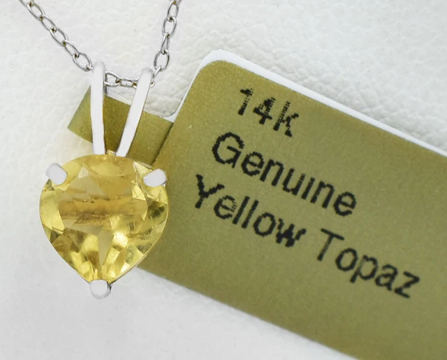 Genuine yellow topaz shop