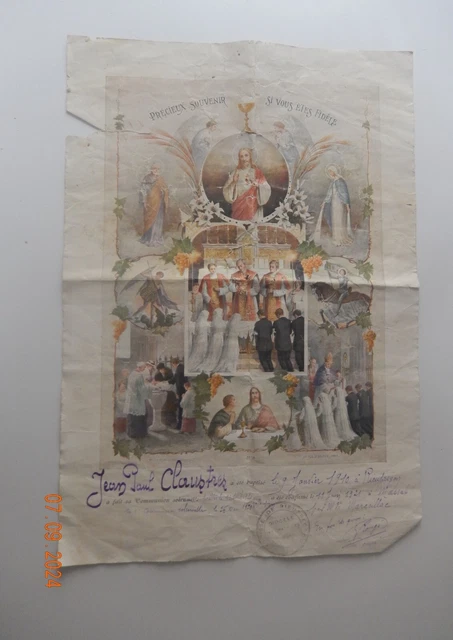 Ancien Certificat D'honneur Original – Breslau 1908, Architectes Et Ingénieurs, Art Nouveau