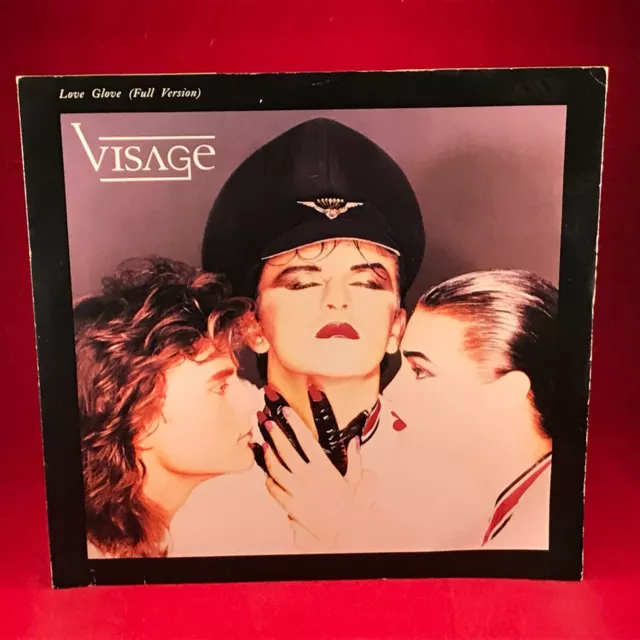 VISAGE Love Glove 1984 UK 3-track 12" 12" Vinyl single Extended Polydor record