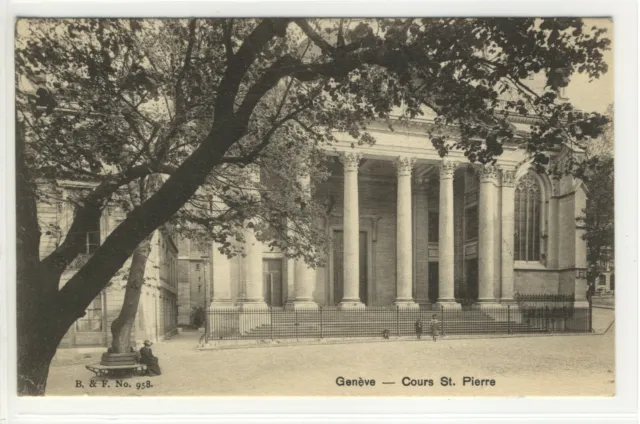 AK Geneve, Genf, Cours St. Pierre, um 1910