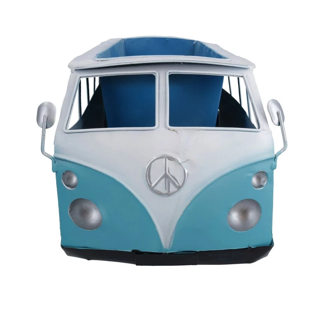 CAMPER VAN PLANTER Flower Pot Garden Metal Ornament Farm Home House