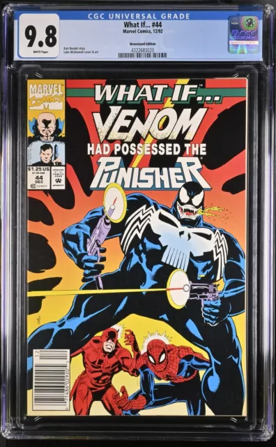 1992 What If...? #44 Venom Possessed Punisher Rare Newsstand Variant Cgc 9.8 Wp