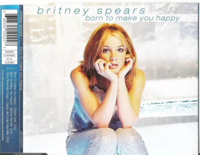 Britney Spears - Born To Make You Happy (3-Track CD Single 1999)