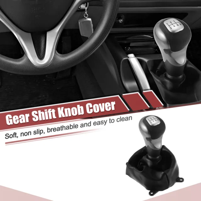 1 Set Manual Gear Shift Knob 6 Speed for Honda Civic 54102-SNA-A01 Silver Tone