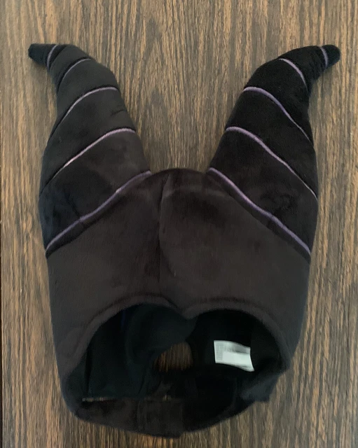Disney Parks Maleficent Plush Costume Ears/ Horns Hat Adult Size