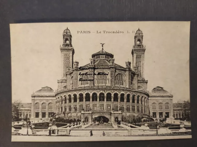 PARIS LE TROCADERO carte postale repro postcard