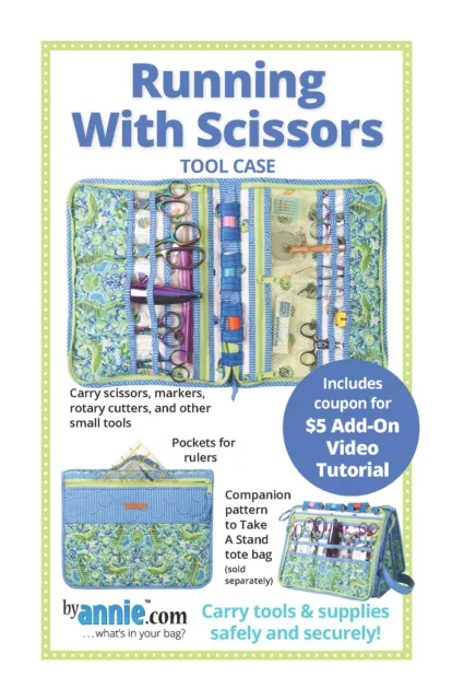 Quilting Sewing By Annie Patchwork Running with Scissors Pattern