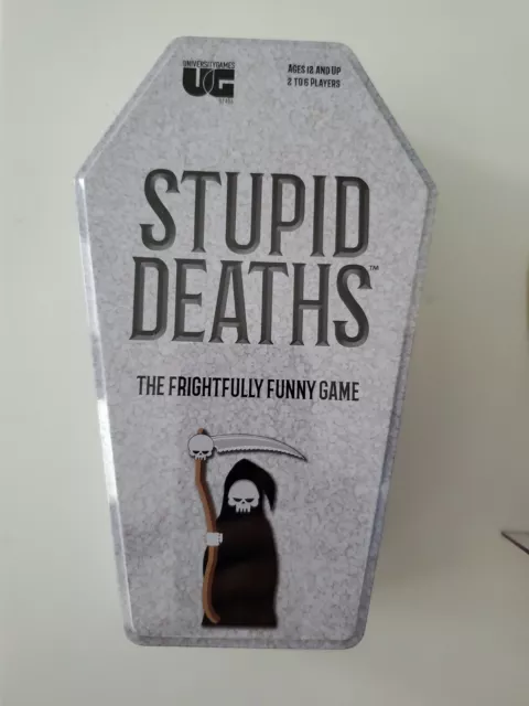 Stupid Deaths Party Board Game [Coffin Tin]
